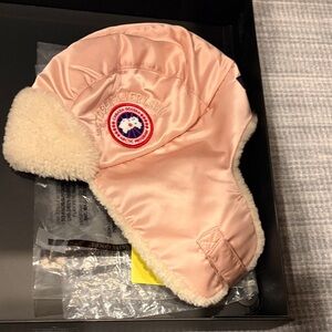 Canada Goose x OVO Pink Shearling Pilot Hat